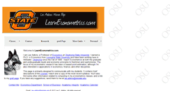 Desktop Screenshot of learneconometrics.com