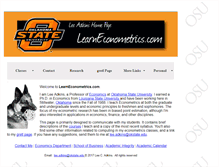 Tablet Screenshot of learneconometrics.com